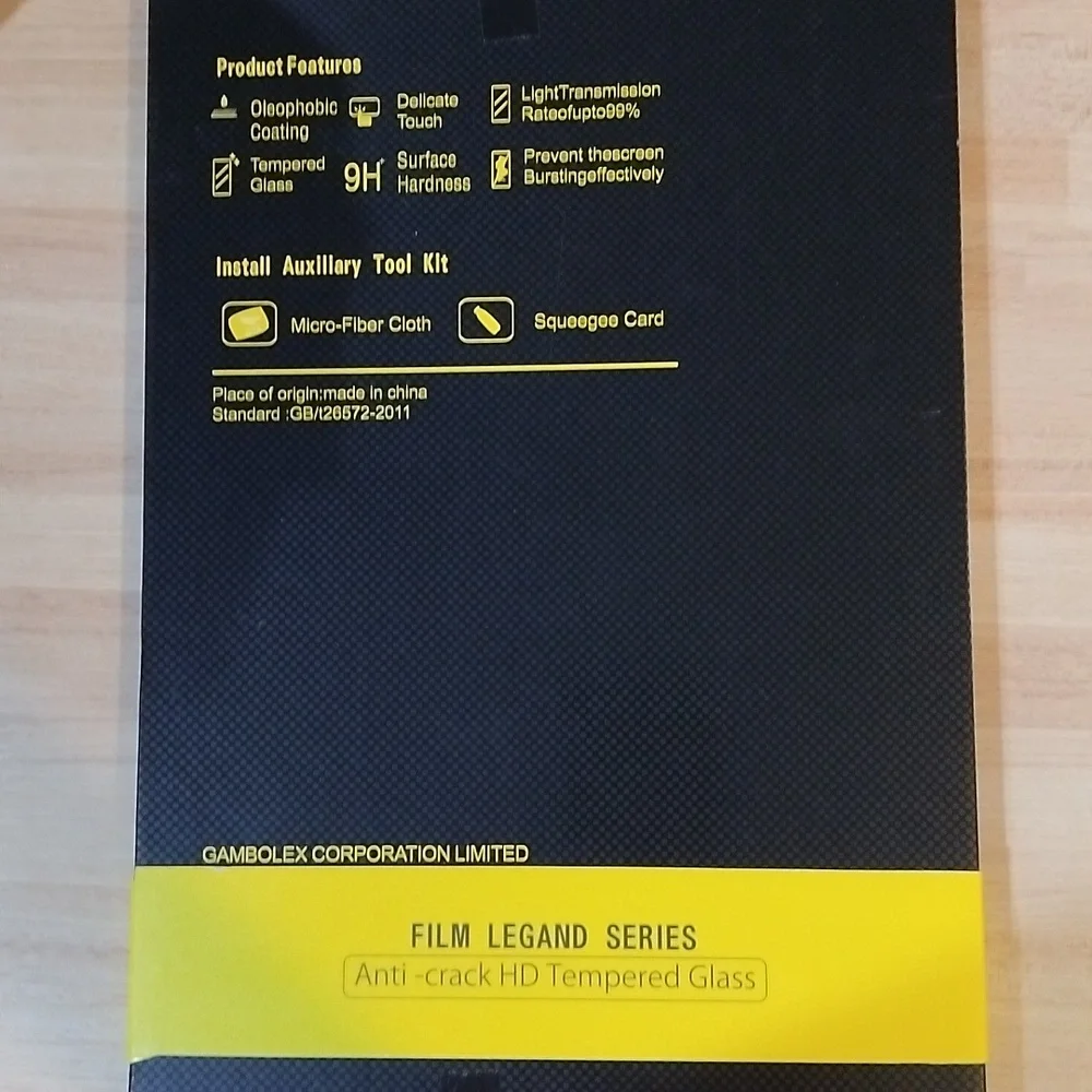 Tempered glass anti-correct HD screen protection